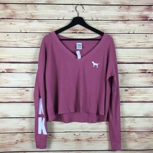 Victoria’s Secret Pink Thermal Crop Top